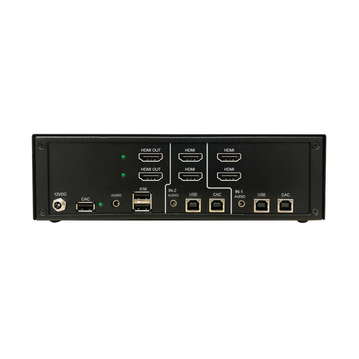 Eaton B002-H2AC2-N4 Secure KVM Switch, 2-Port, Dual Head, HDMI to HDMI, 4K,  Audio, CAC