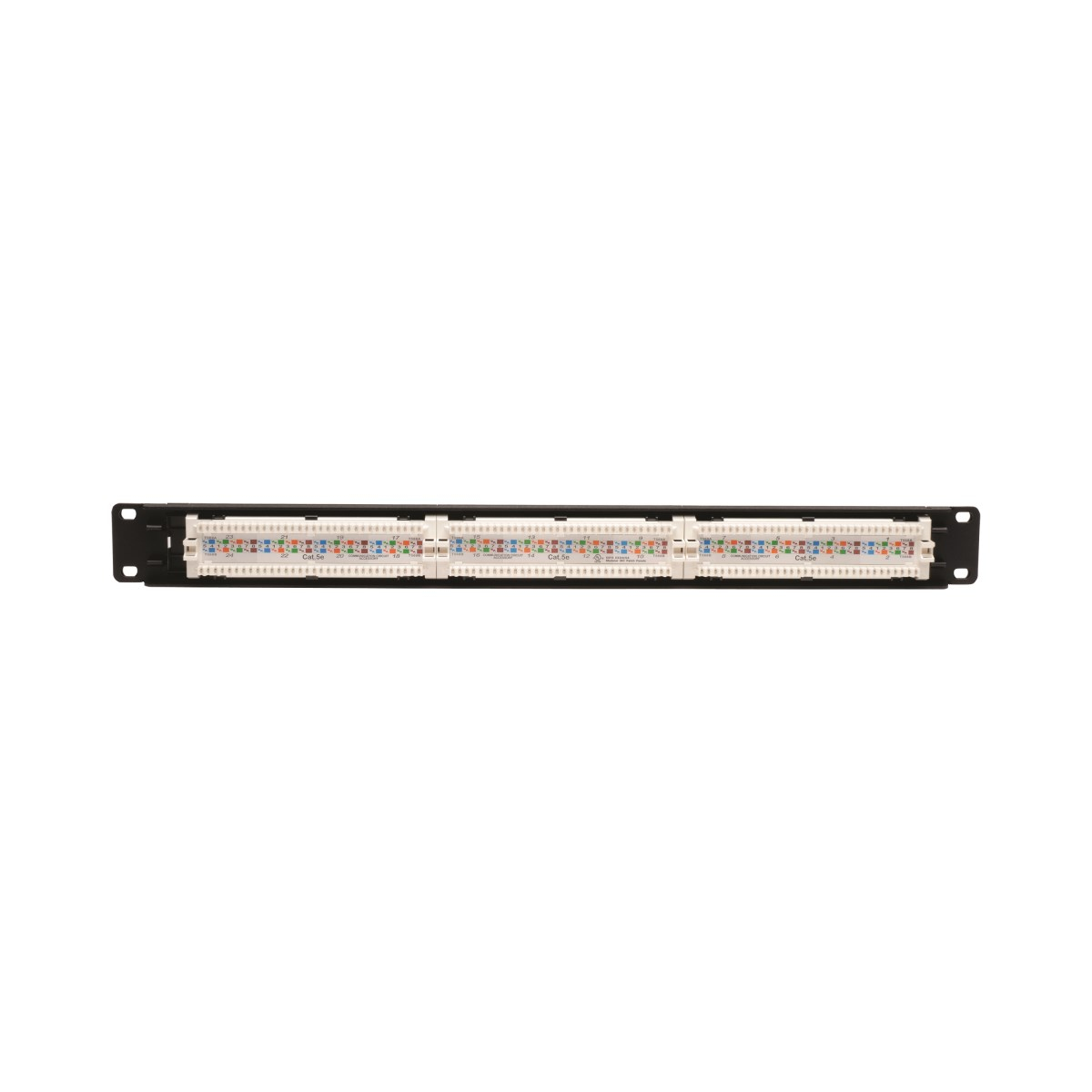 Eaton N052-024 24-Port 1U Rack-Mount Cat5e 110 Patch Panel, 568B, RJ45 Ethernet