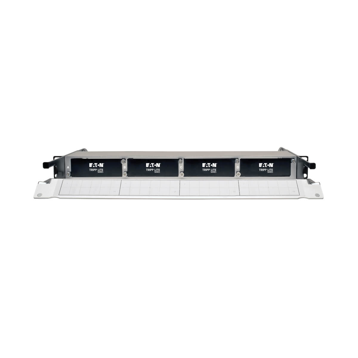 Eaton N484-01U Copper/Fiber Enclosure for 4 High-Density Cassettes, 1U