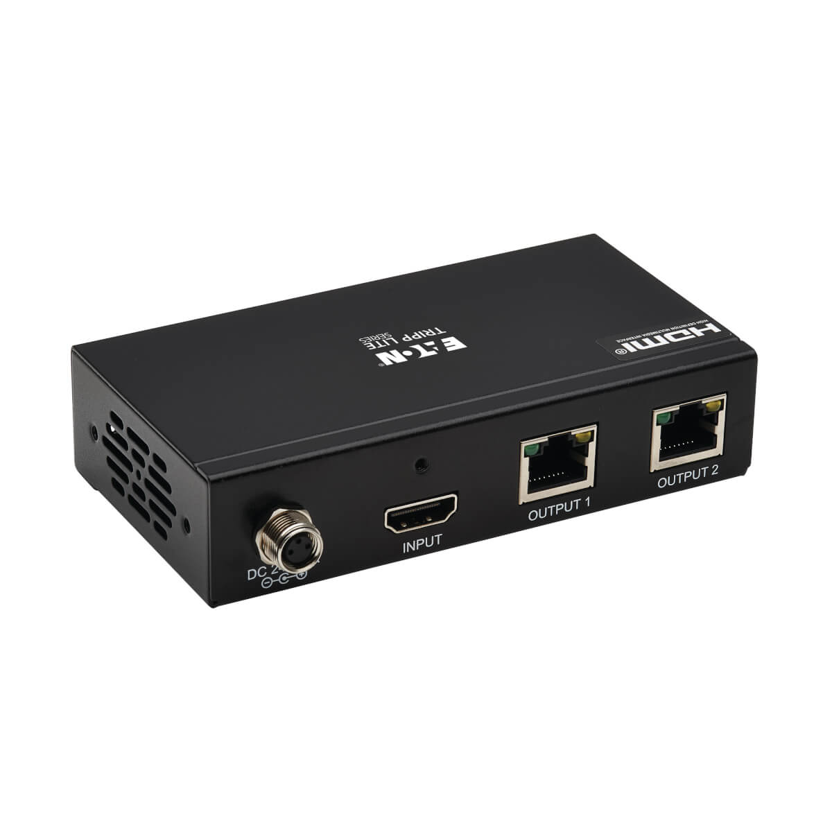 Eaton B127A-002-BHPH2 2-Port HDMI over Cat6 Extender Kit, Splitter/2x Pigtail Receivers