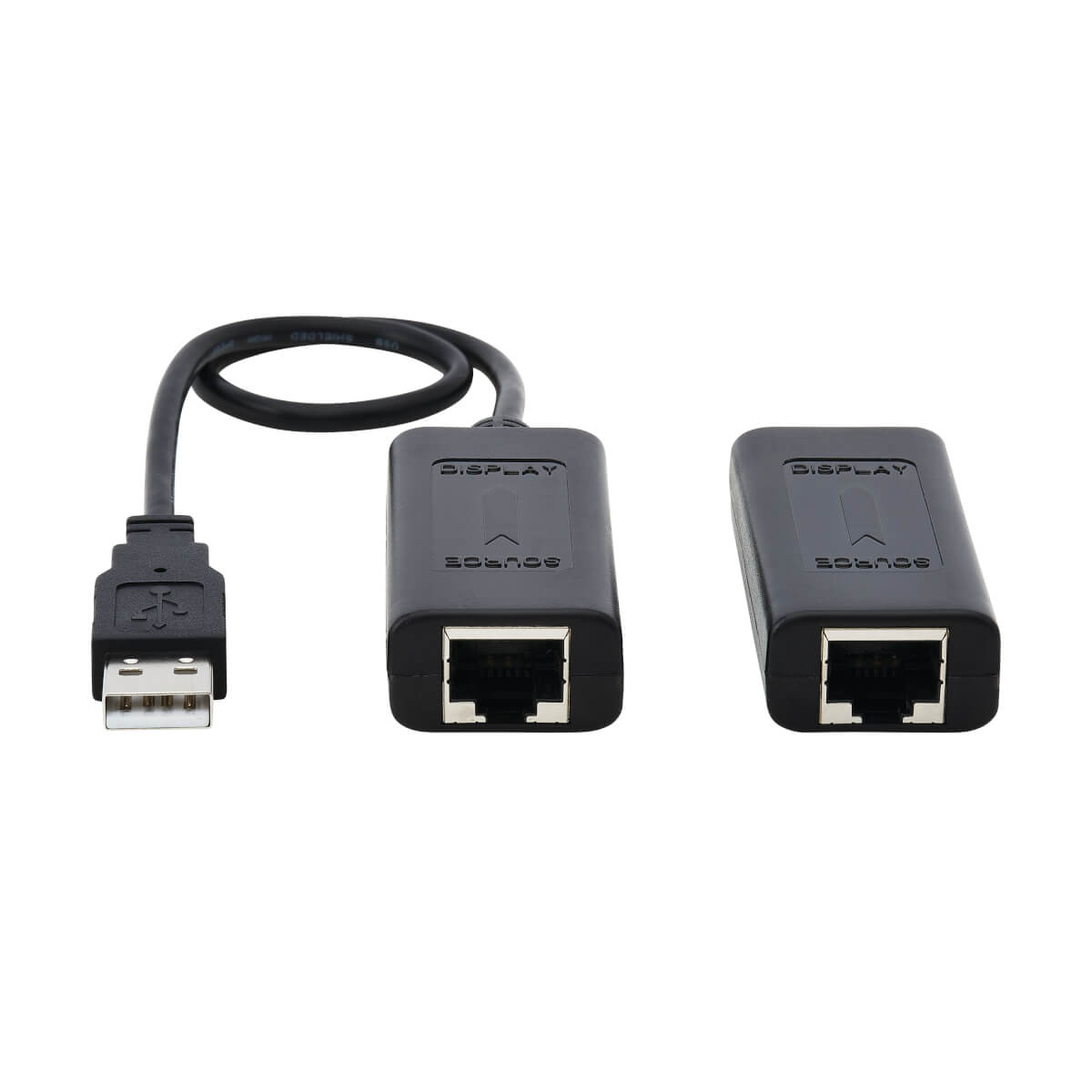 Eaton B203-101-POC 1-Port USB over Cat5/Cat6 Extender Kit with Power over Cable - USB 2.0