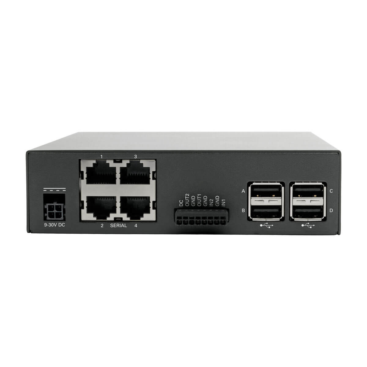 Eaton B093-004-2E4U 4-Port Console Server with Dual GB NIC, 4Gb Flash and 4 USB Ports