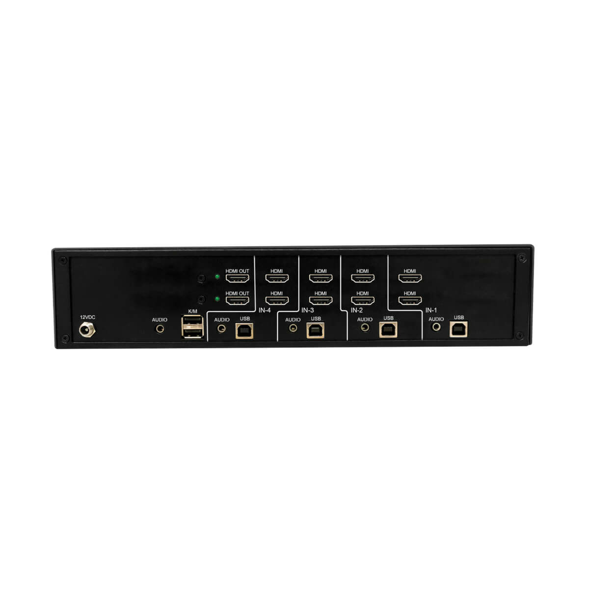Eaton B002-H2A4-N4 Secure KVM Switch, 4-Port, HDMI to DisplayPort, 4K, CAC, Single Monitor