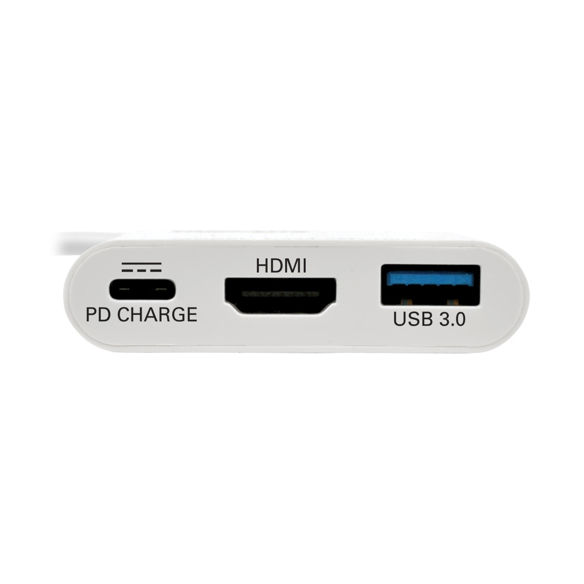 Eaton U444-06N-HU-C USB-C to HDMI Adapter with USB-A Port and PD Charging, HDCP, White