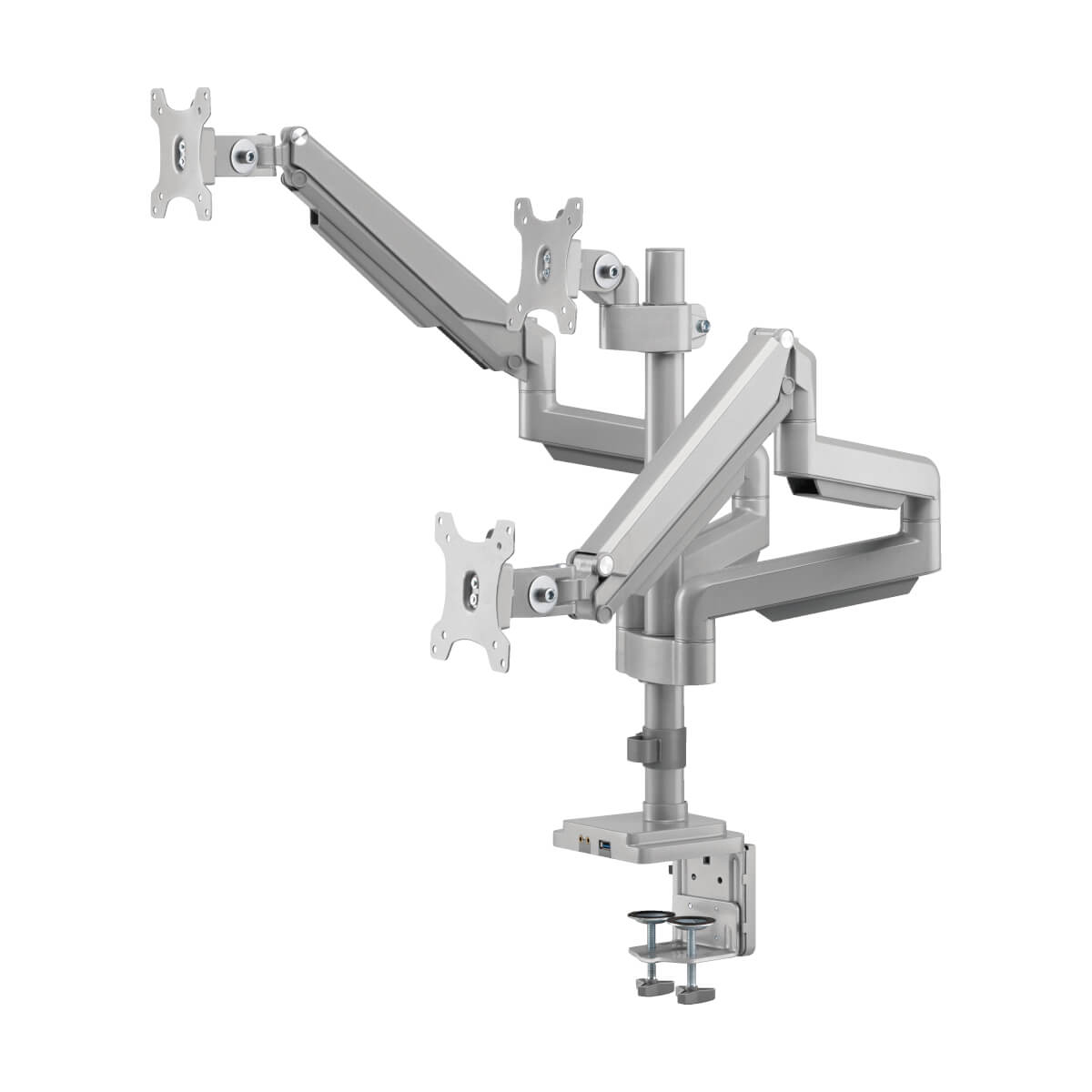 Eaton DDR1730TAL Triple-Display Flex-Arm Desktop Clamp for 17 to 30 Inch Flat-Screen Displays