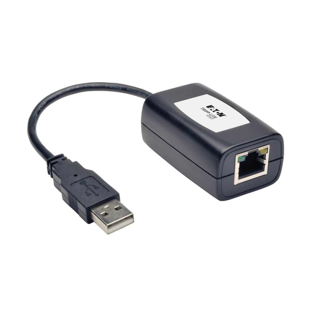 Eaton B203-101-PNPINT 1-Port USB over Cat5/Cat6 Extender Kit - Plug and Play, 164 ft.