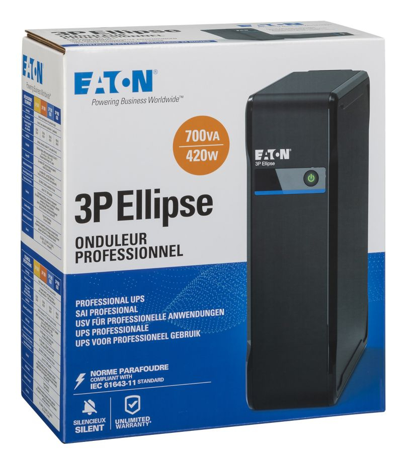 Eaton 3P700I 3P Ellipse 700 IEC - UPS Tower- 420 W