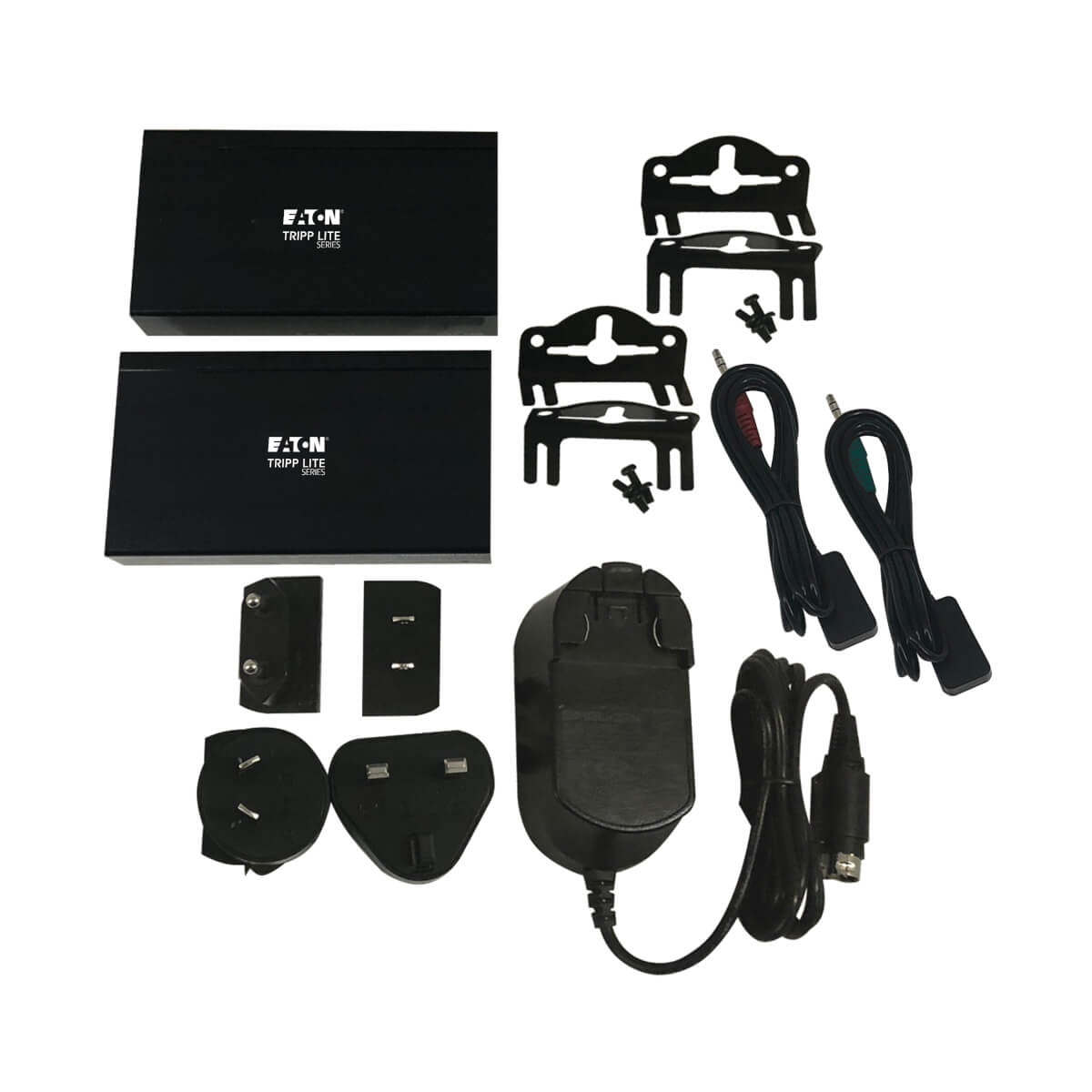 Eaton B127A-1A1-BHBH HDMI over Cat6 Extender Kit, KVM Support,USB/IR, HDCP 2.2, 230 ft.
