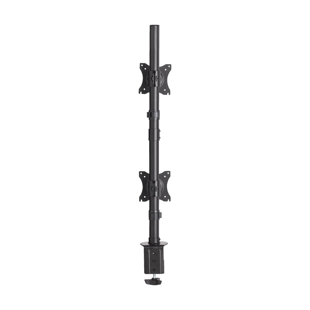 Eaton DDR1527SDC Dual Vertical Flat-Screen Desk Stand/Clamp Mount,15 Inch. to 27 Inch.Displays