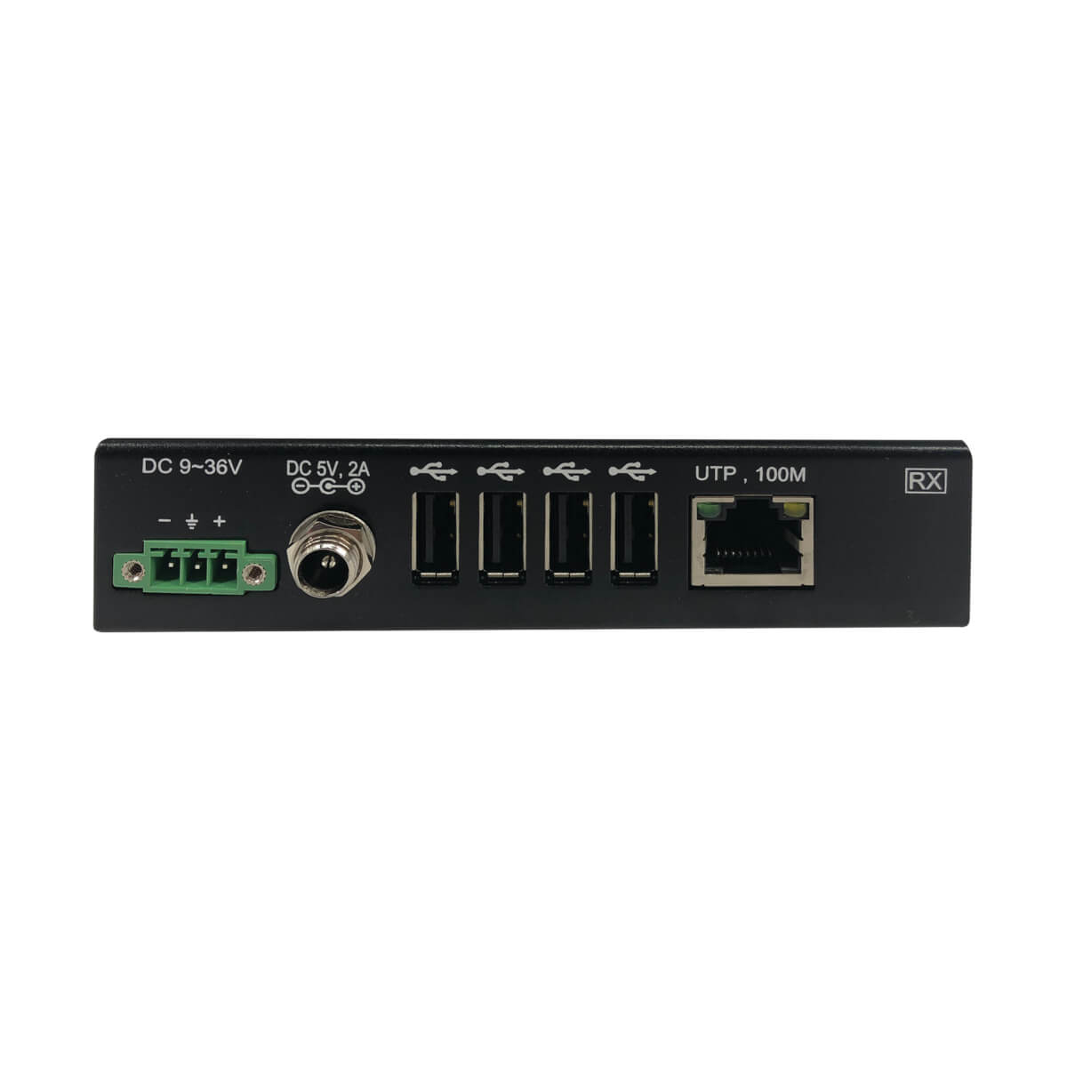 Eaton B203-104-IND-ER 4-Port Industrial USB over Cat6 Extender, ESD Protection, PoC-330 ft.