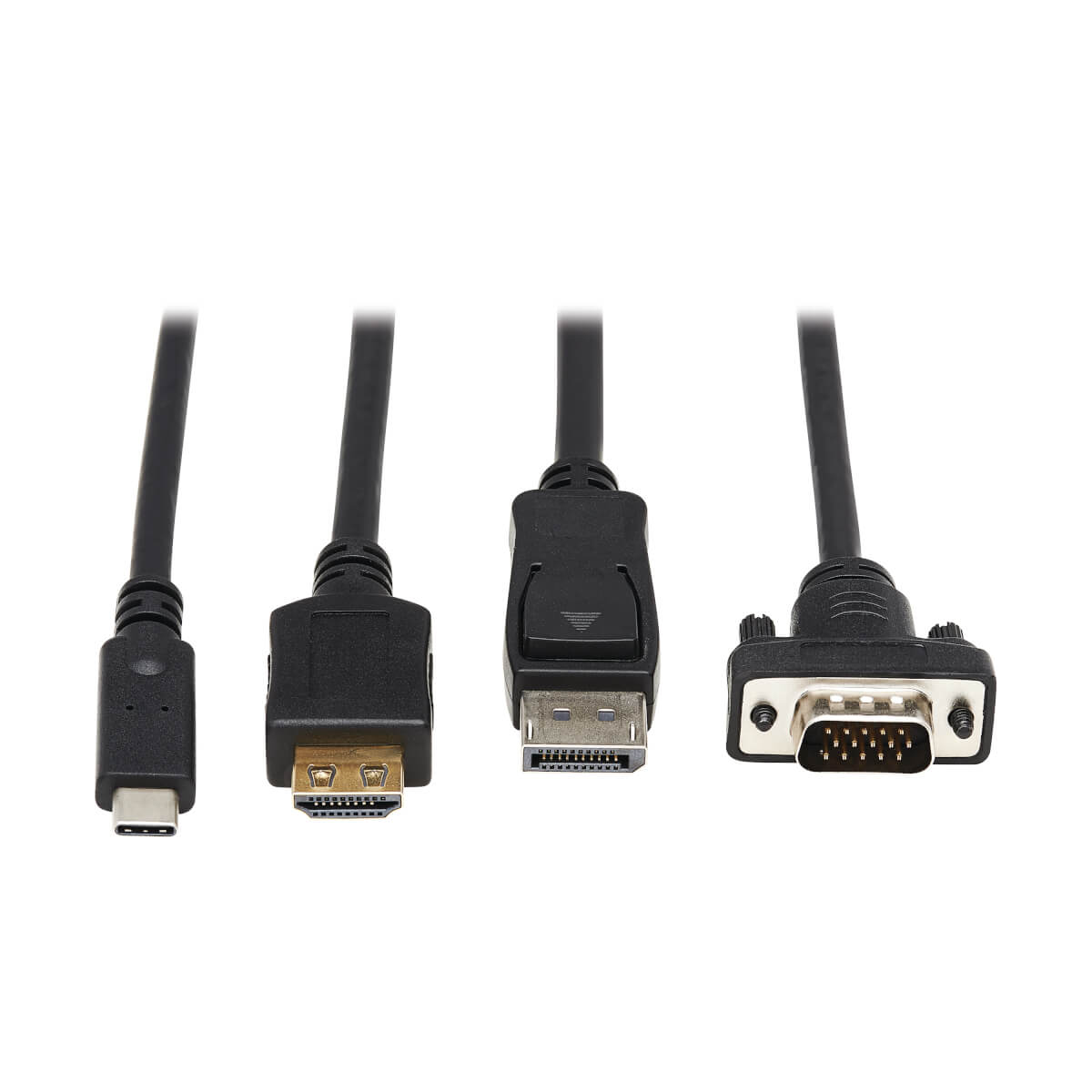 Eaton B321-4X1-HDVC 4-Port Presentation Adapter,HDMI, DP, USB-C and 1080p VGA to HDMI