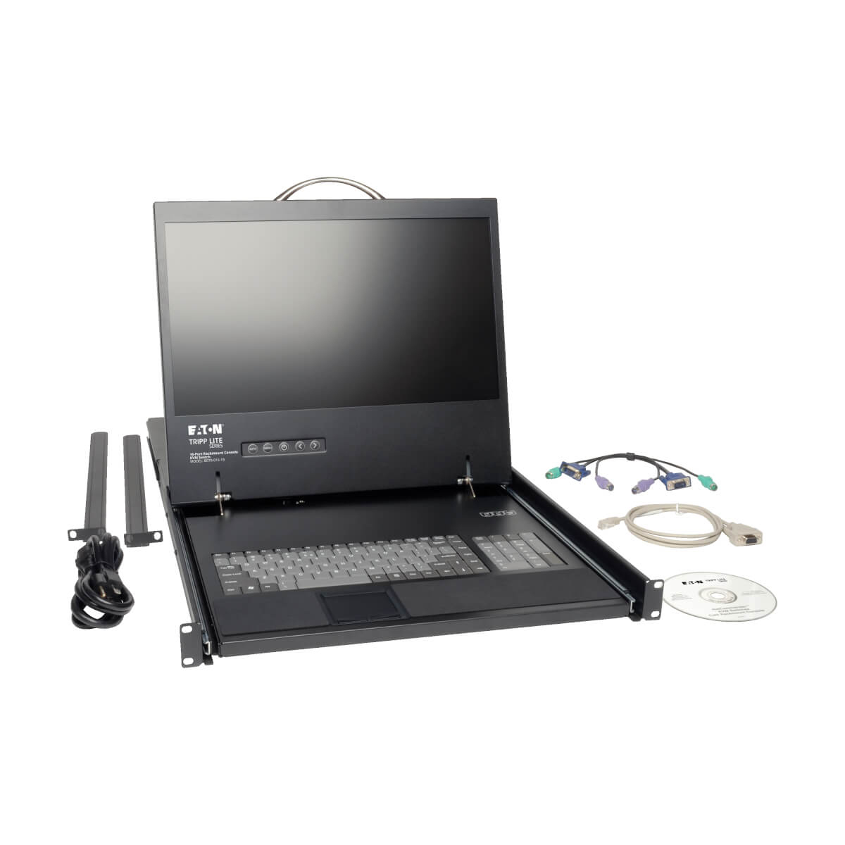 Eaton B070-016-19 NetCommander 16-Port Cat5 1U Rack-Mount Console KVM Switch, 19-Inch. LCD