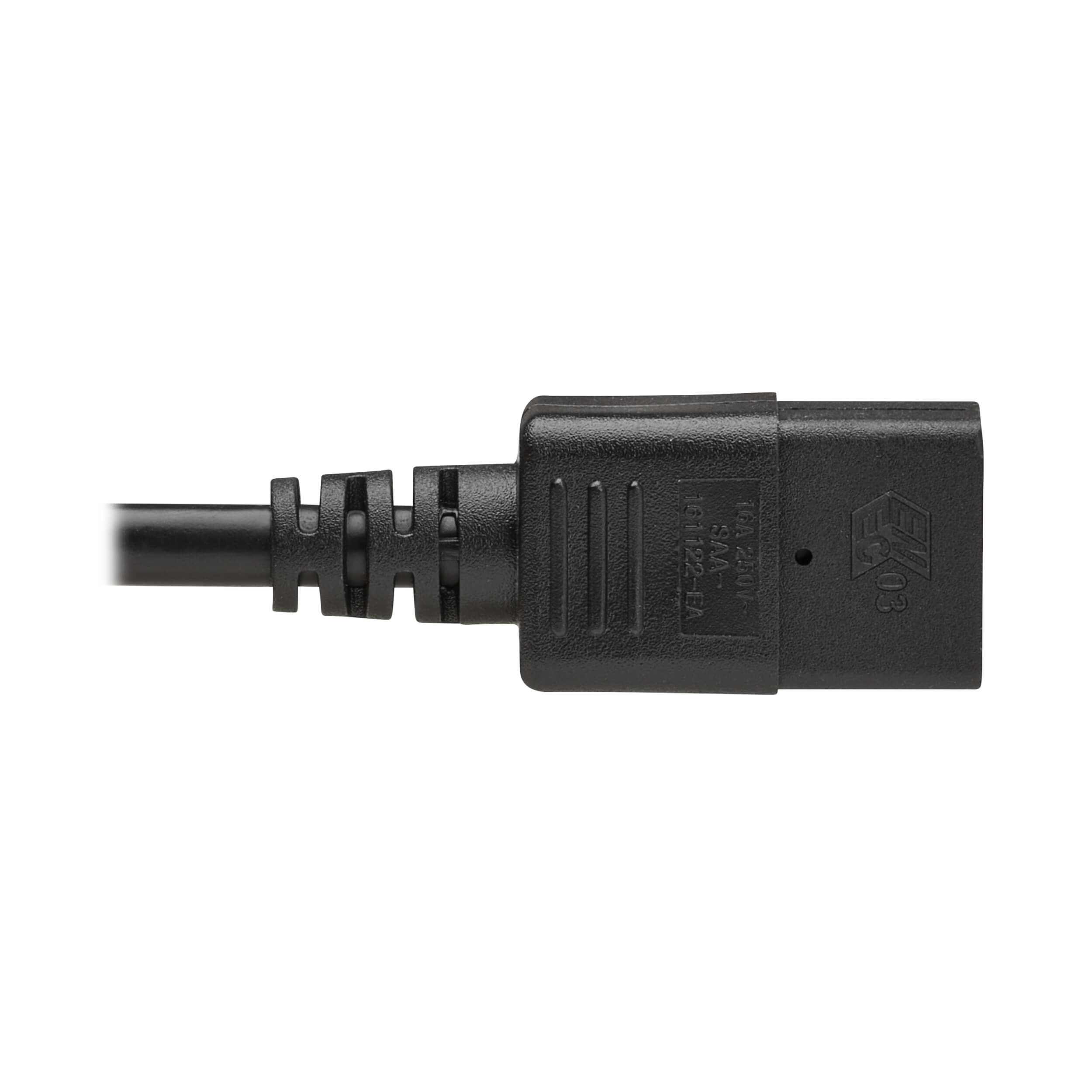 Eaton P036-03M-EU Power cable, C20 to C19, H05VV-F, 16A, 3M