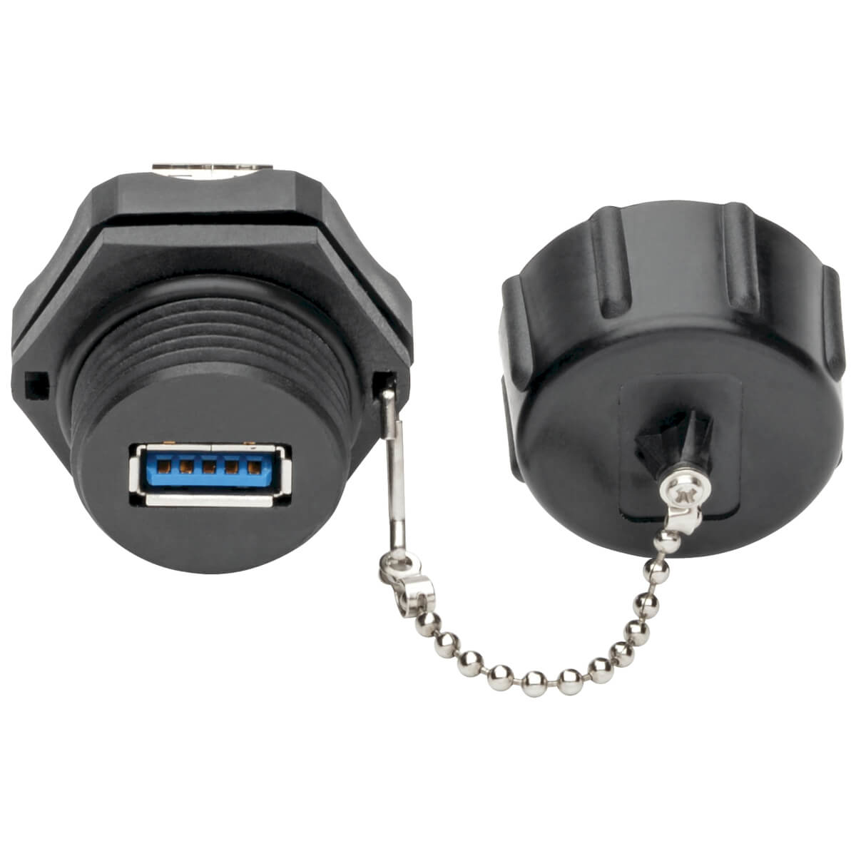 Eaton U325-000-IND USB 3.0 Coupler, SuperSpeed, 3.0/3.1, Industrial - USB-A F/F, Dust Cap