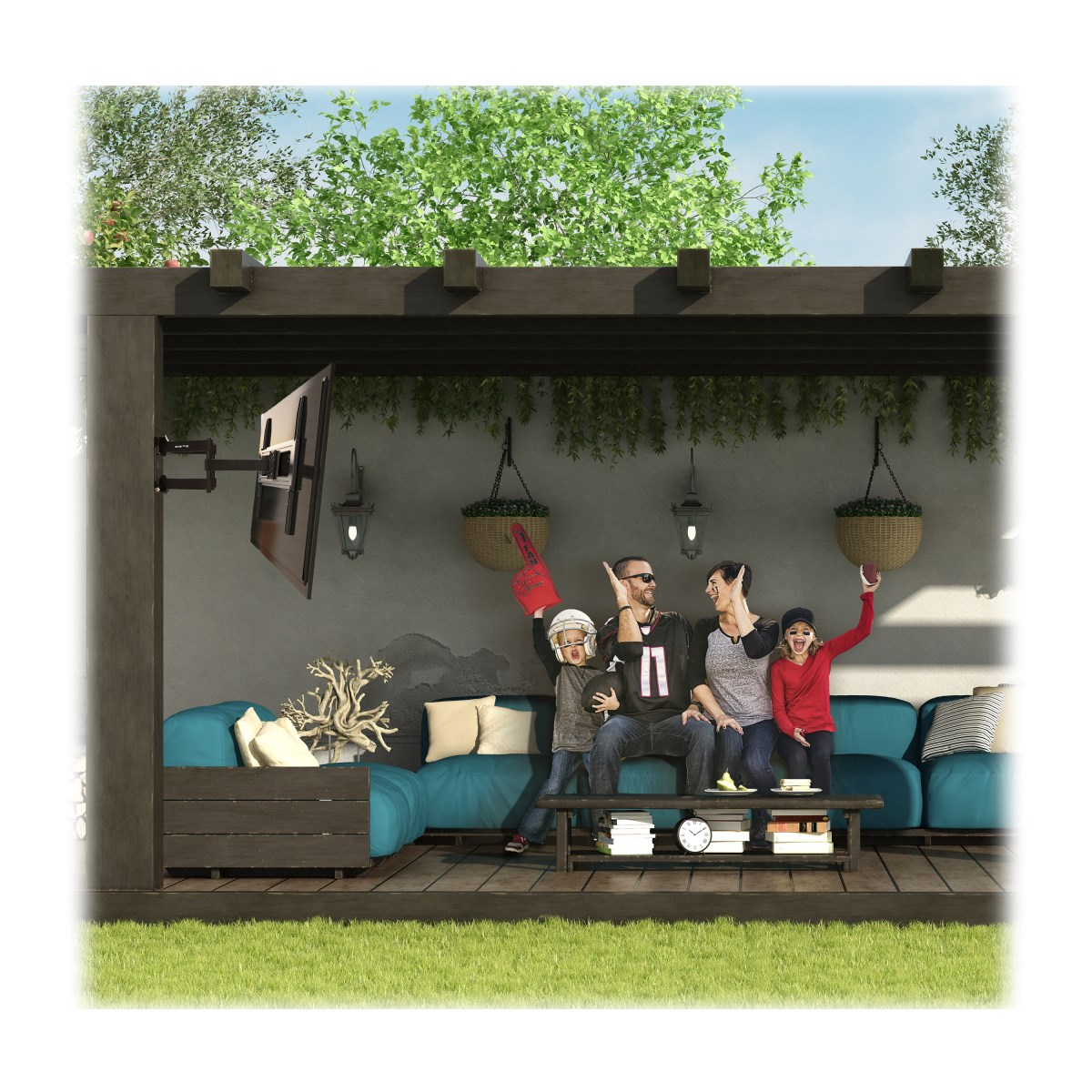 Eaton DWM3270XOUT Outdoor Full-Motion TV Wall Mount for 32 to 80 Inch Displays