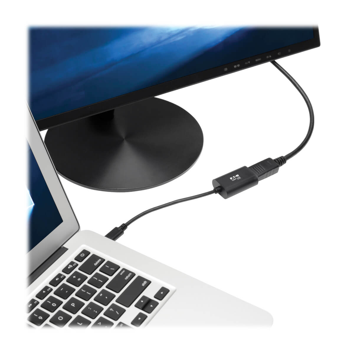 Eaton U444-06N-DP4K6B USB-C to Displayport 4K 60Hz Adapter, Black
