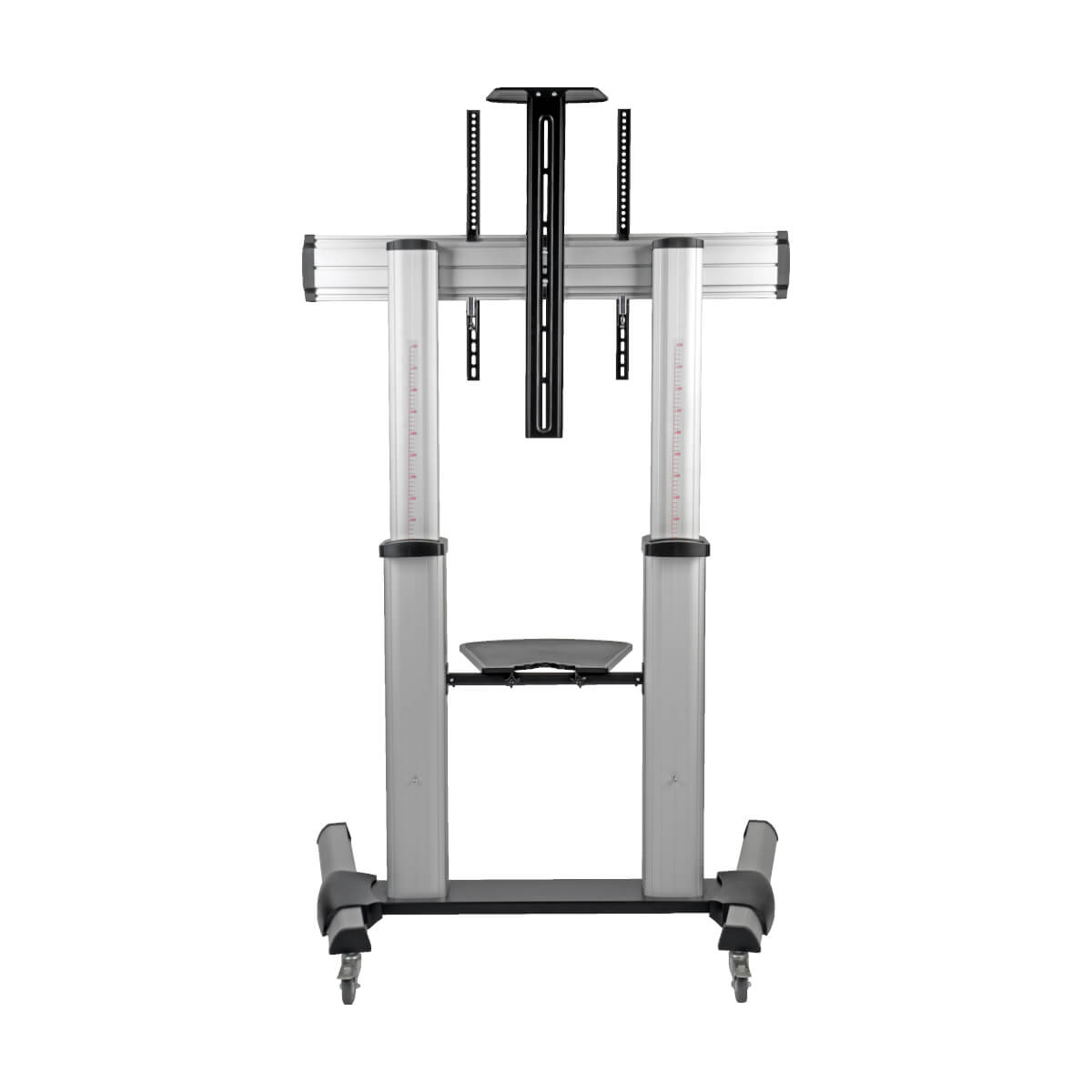 Eaton DMCS60100XX Heavy-Duty Rolling TV Stand, Height Adjustable, 60 - 100 Inch Screens