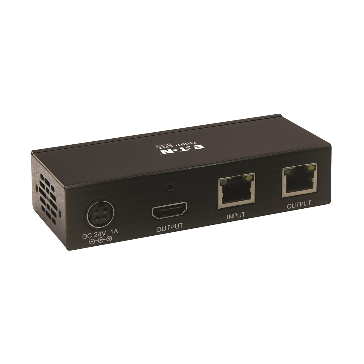 Eaton B127A-110-BH HDMI over Cat6 Receiver with Repeater, 4K 60Hz,IR Transceiver, 230 ft.
