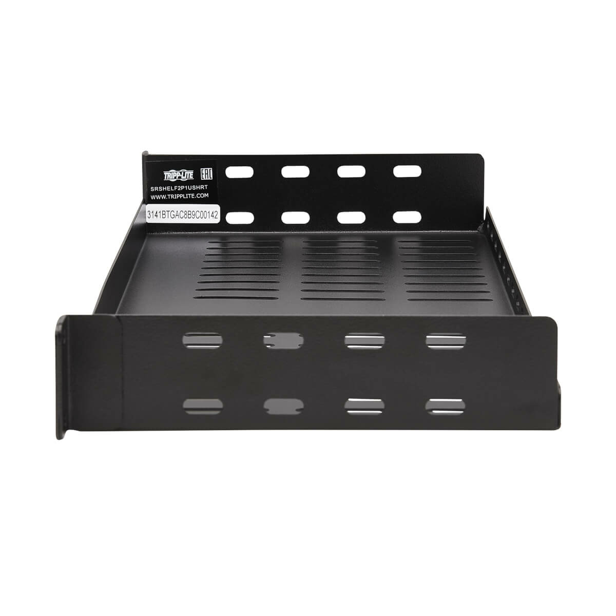 Eaton SRSHELF2P1USHRT SmartRack Cantilever Fixed Steel Rack Shelf, 1U, 7 in.(17.8 cm) Deep