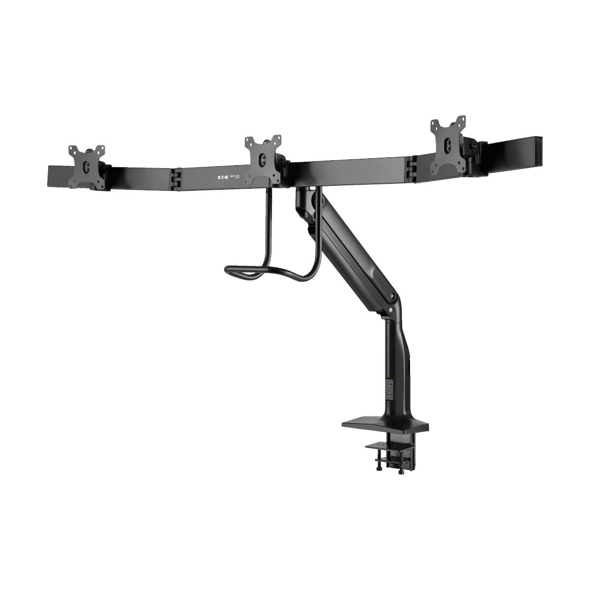 Eaton DMPDT1732AM Precision-Placement 3-Display Desk Clamp/Grommet for 17 to 32 Inch Displays