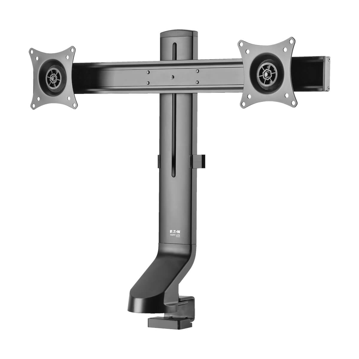 Eaton DDR1727DC Dual-Display Monitor Arm with Desk Clamp and Grommet -17 to 27 Inch Monitors