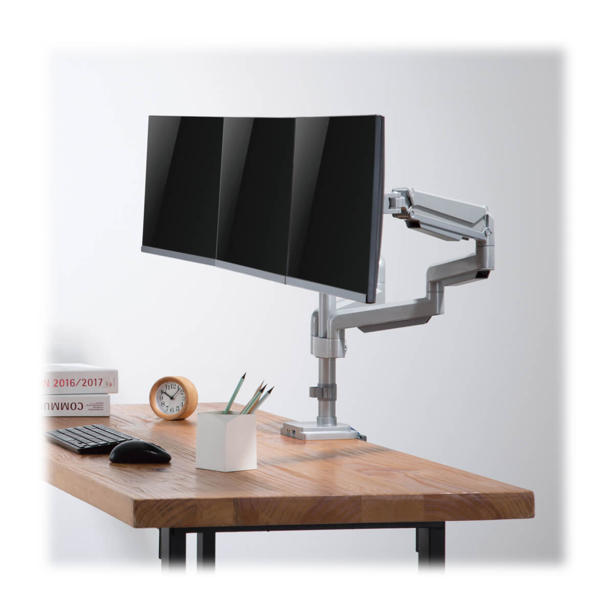 Eaton DDR1730TAL Triple-Display Flex-Arm Desktop Clamp for 17 to 30 Inch Flat-Screen Displays