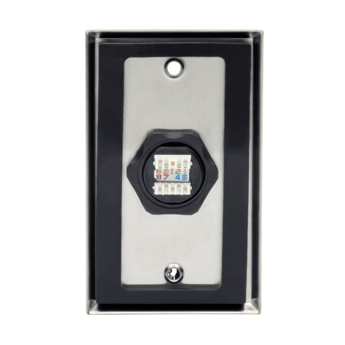 Eaton N206-KJ01-IND Keystone Jack Cat6/Cat5e, RJ45, Dust Cap, Industrial - 110 Punch Down