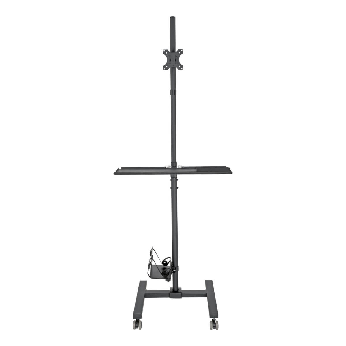 Eaton DMCS1732S Mobile Workstation with Monitor Mount -17 to 32 Inch Displays, Height Adjust.