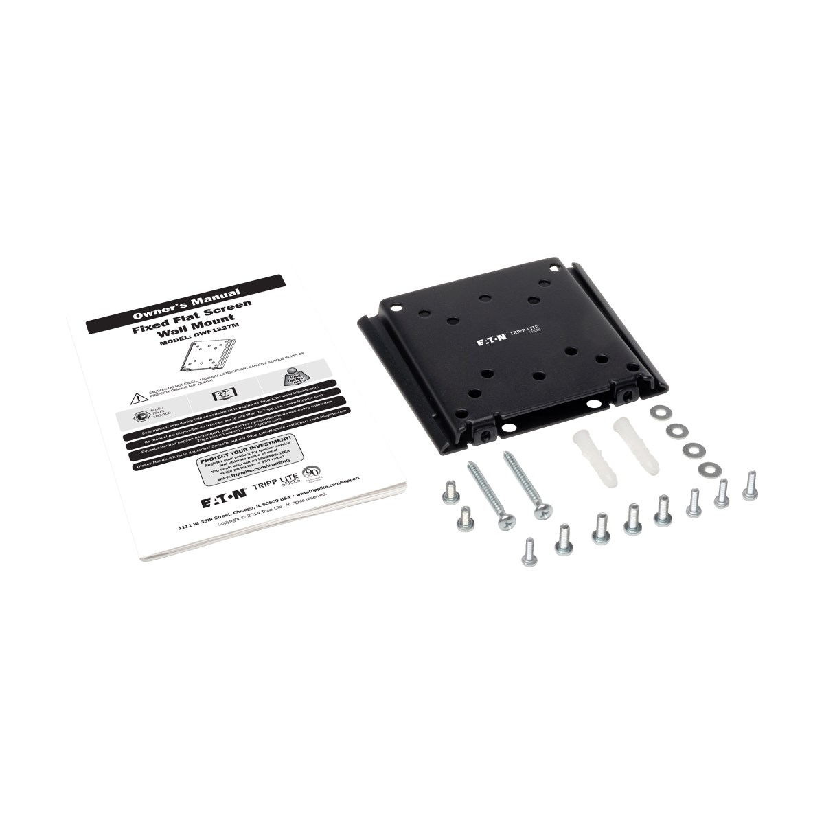 Eaton DWF1327M Fixed Wall Mount for 13 to 27 Inch TVs and Monitors