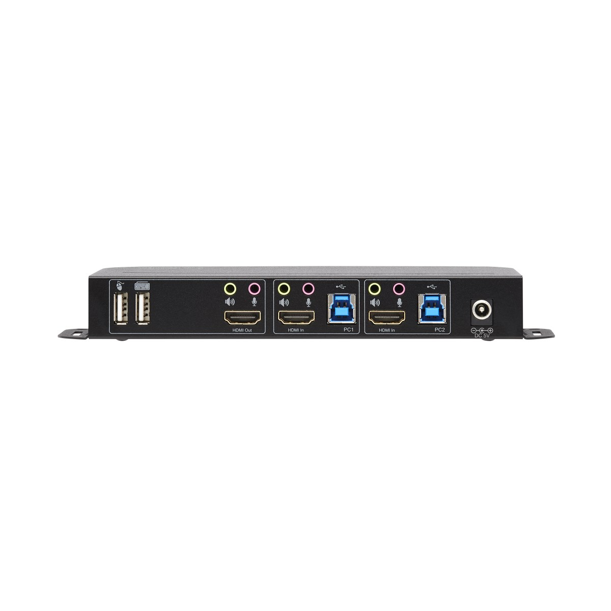 Eaton B005-HUA2-K 2-Port HDMI/USB KVM Switch - 4K 60 Hz, HDR, HDCP 2.2, IR, USB 3.0 Cables