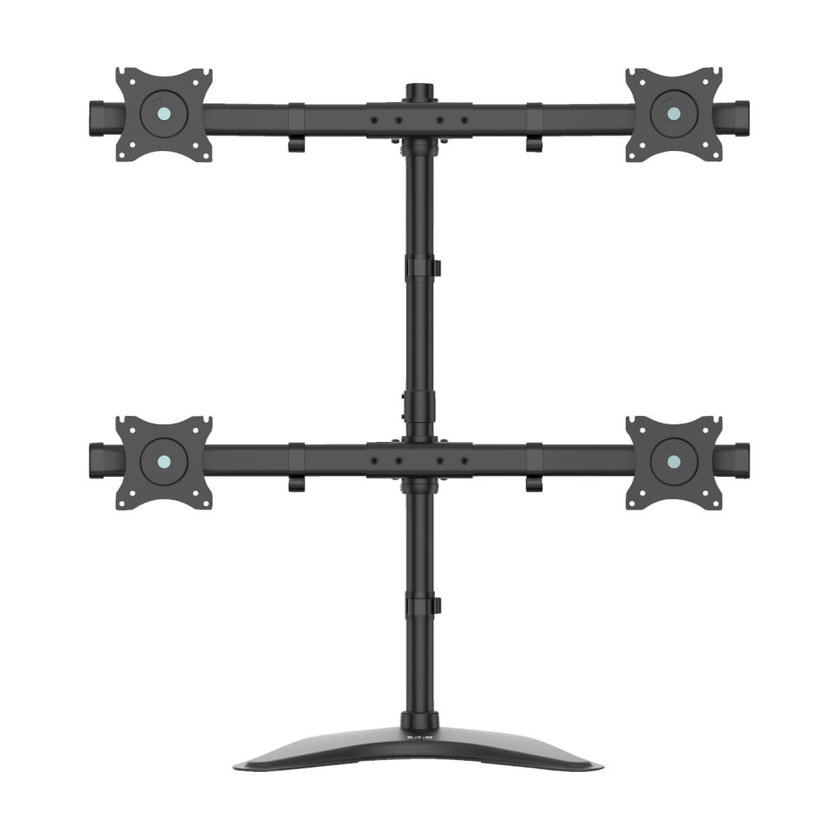 Eaton DDR1327MQ Quad-Display Desktop Monitor Stand for 13 to 27 Inch Flat-Screen Displays