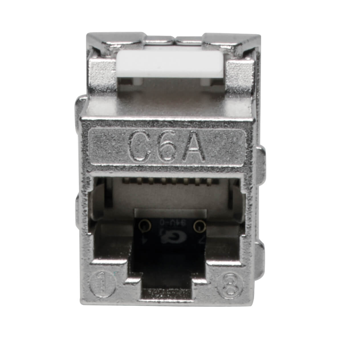 Eaton N238-001-SH-TF Keystone Jack Cat6a/Cat6/Cat5e, RJ45 - Toolless, PoE/PoE+ Compliant
