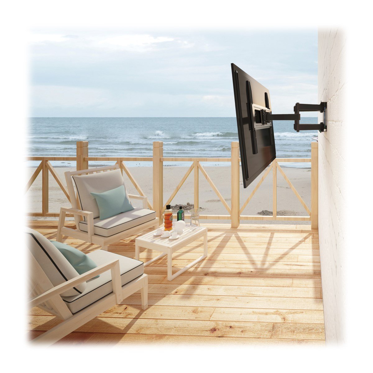 Eaton DWM3270XOUT Outdoor Full-Motion TV Wall Mount for 32 to 80 Inch Displays