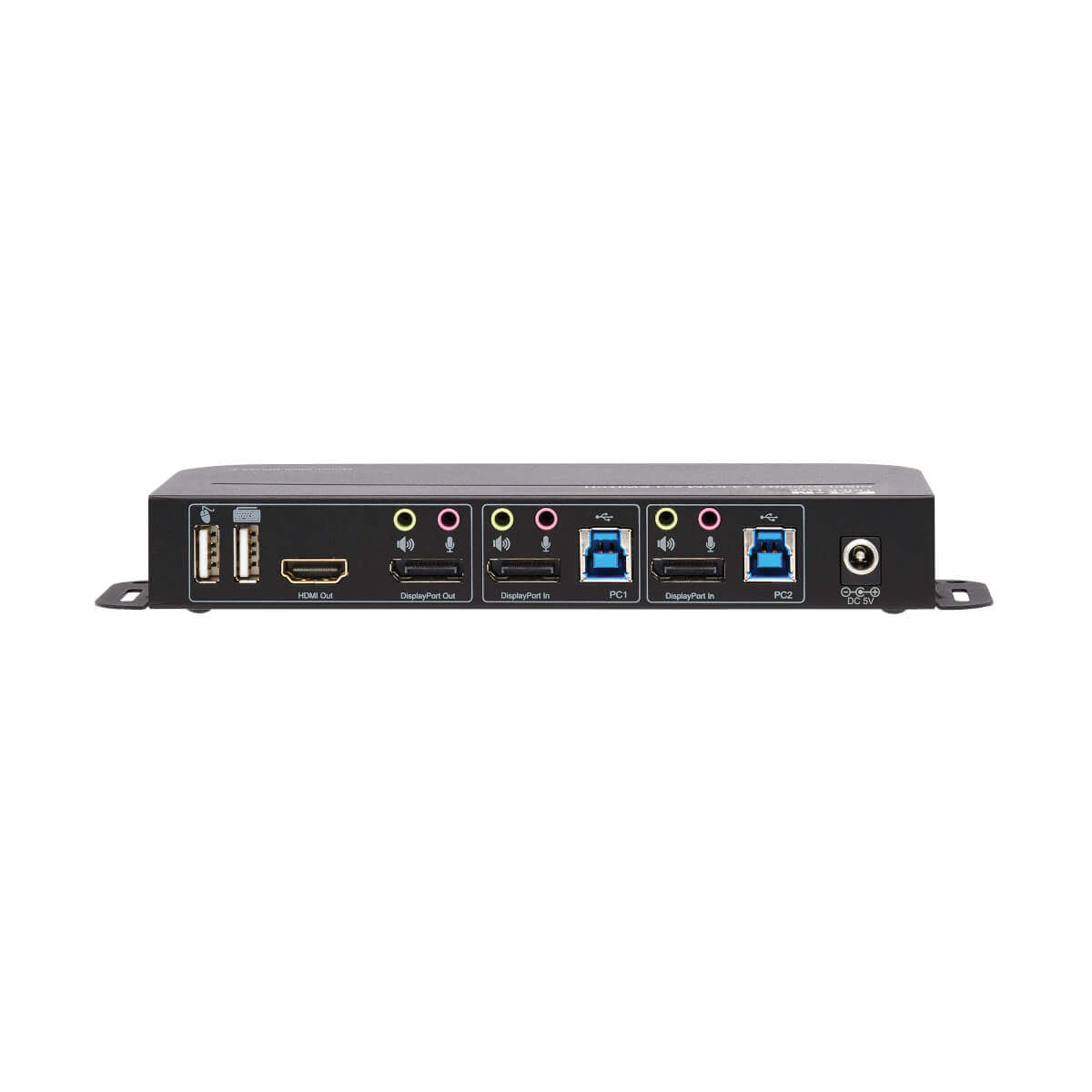Eaton B005-DPUA2-K 2-Port DisplayPort/USB KVM Switch - 4K, HDR, IR, DP 1.4, USB 3.0 Cables
