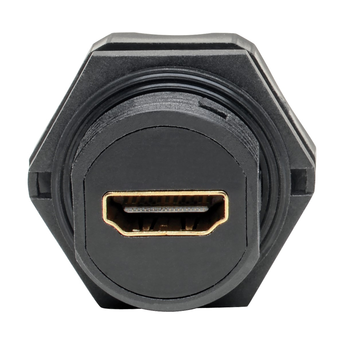 Eaton P569-000-FF-IND 4K HDMI Coupler with Ethernet (F/F), Industrial High Speed, Dust Cap