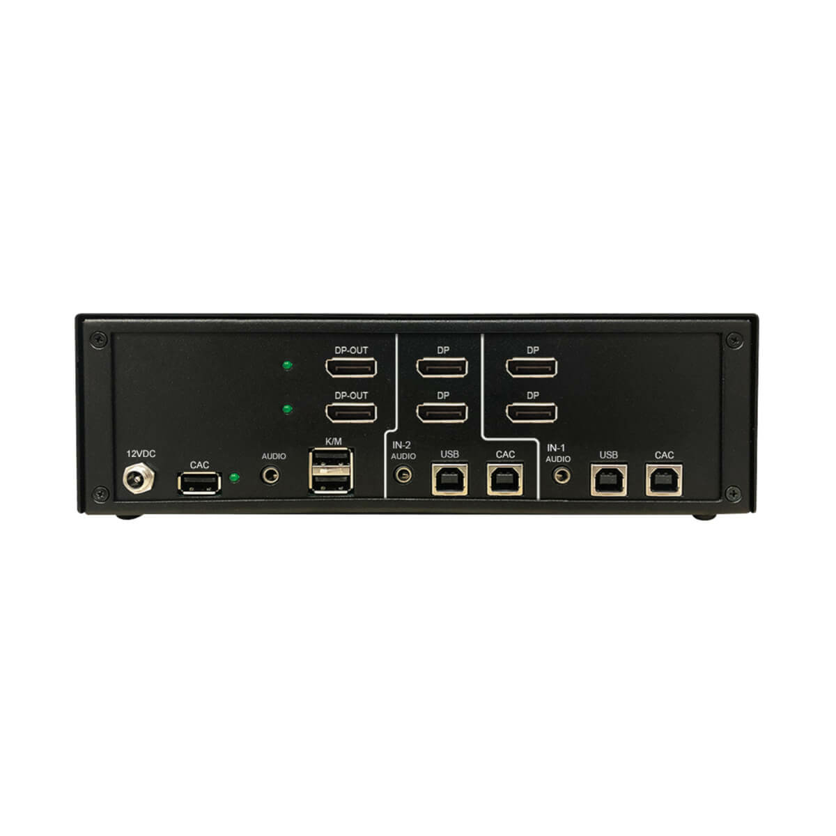 Eaton B002-DP2AC2-N4 Secure NIAP KVM Switch, DP-to-DP, 2-Port, 4K, Audio