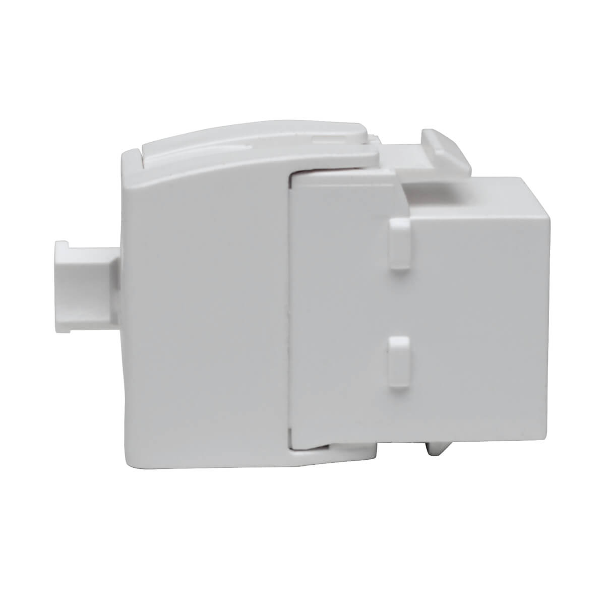 Eaton N238-001-GY-TF Keystone Jack Cat6/Cat5e, RJ45 - Toolless, PoE/PoE+ Compliant, WT