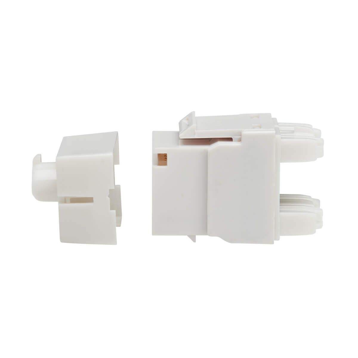 Eaton N238-001-WH-6A Cat6a 110-Style Punchdown RJ45 Keystone Jack, White