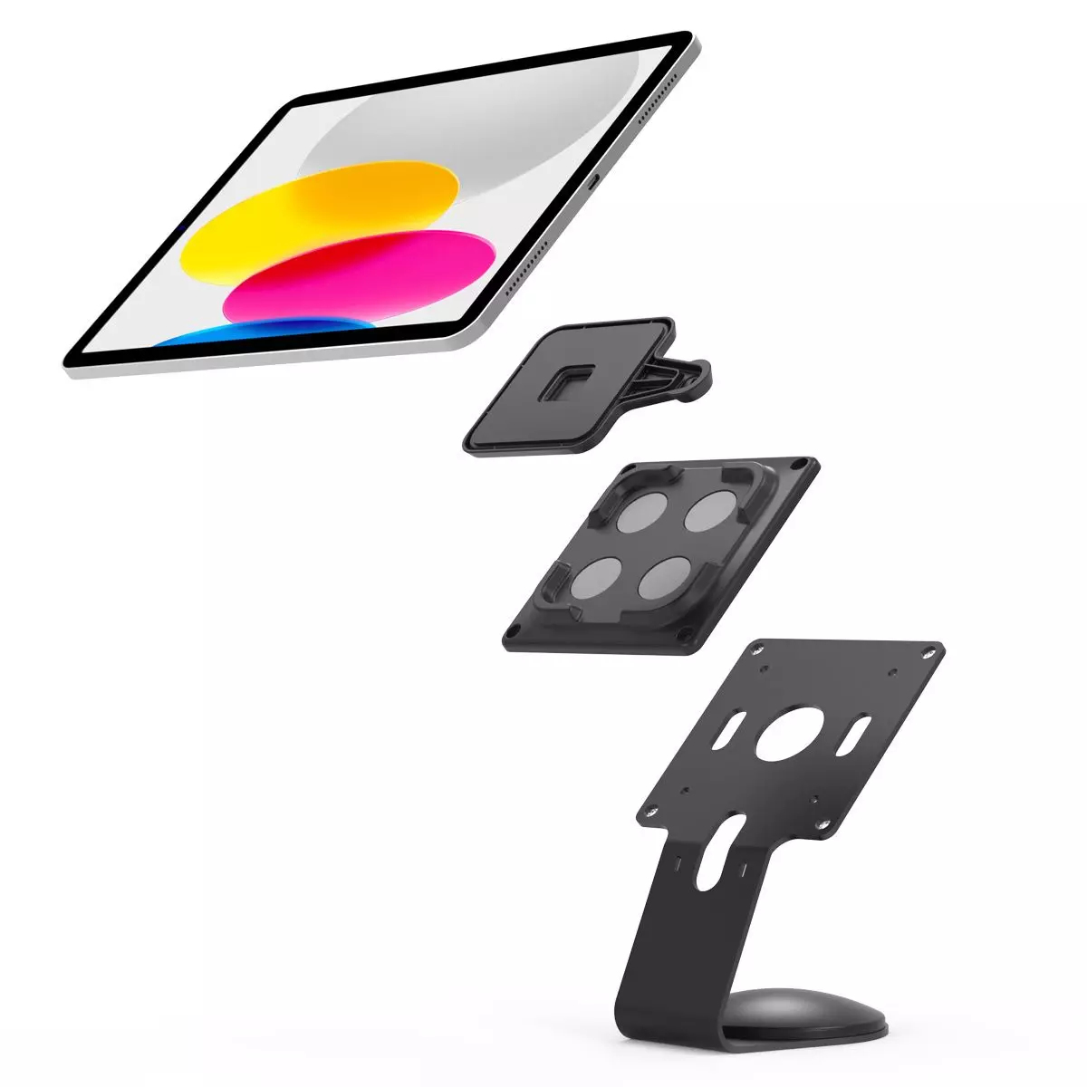 Compulocks 111BVHBMM01 Universal Tablet Magnetix Core Counter Stand or Wall Mount Black