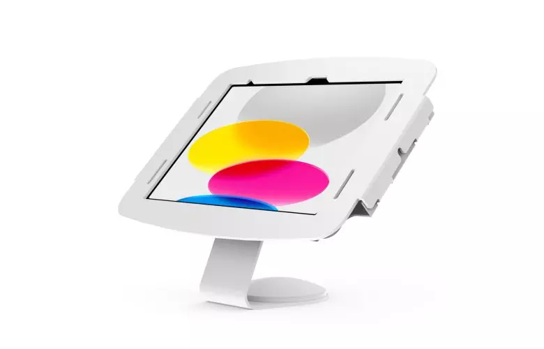 Compulocks 111W102IPDSW iPad 10.2in Space Enclosure Counter Stand or Wall Mount White