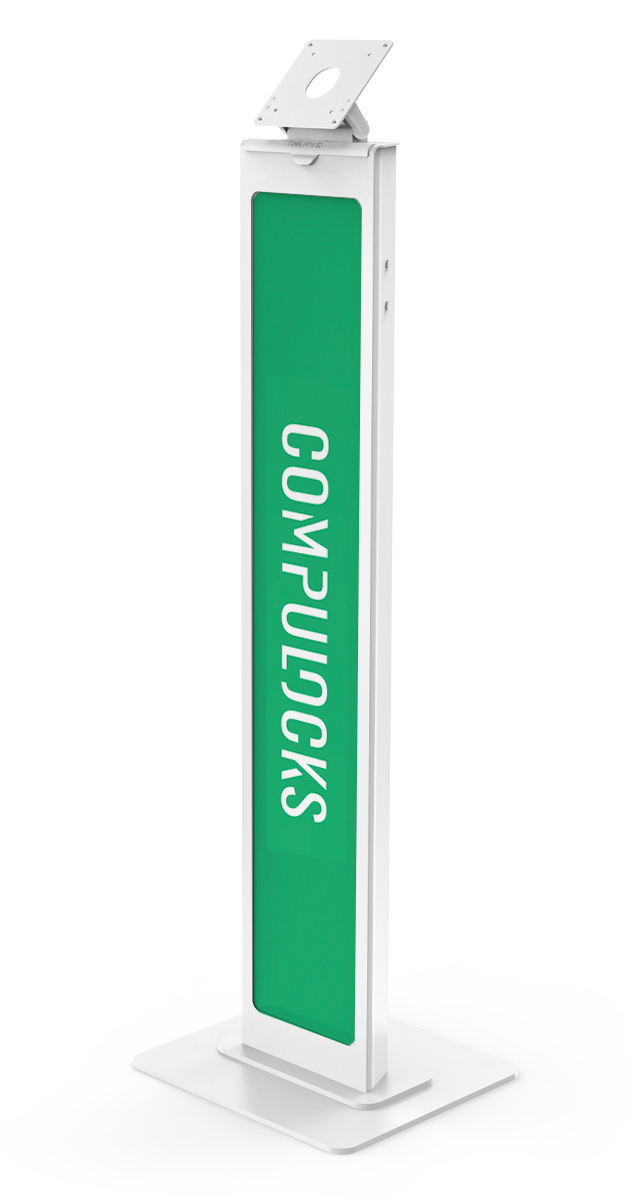 Compulocks 140W VESA Brandable Floor Stand White