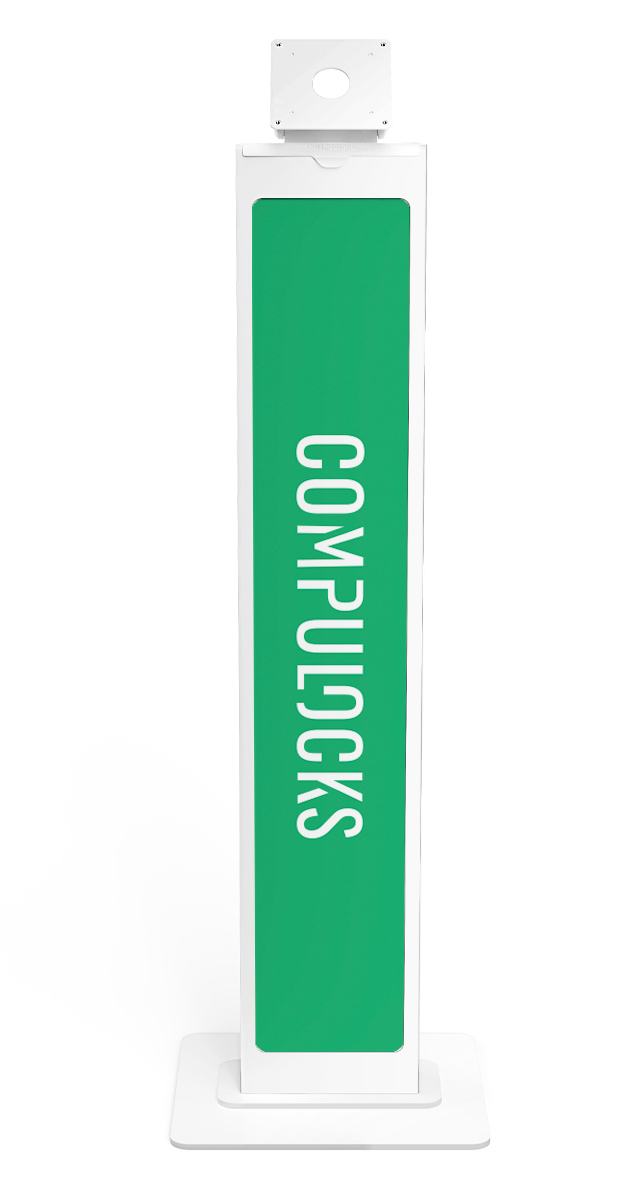 Compulocks 140W VESA Brandable Floor Stand White