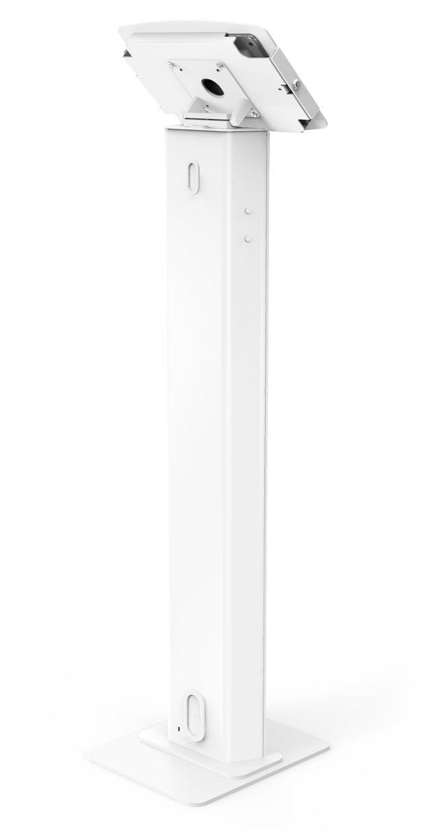 Compulocks 140W102IPDSW iPad 10.2in Space Enclosure Brandable Floor Stand White