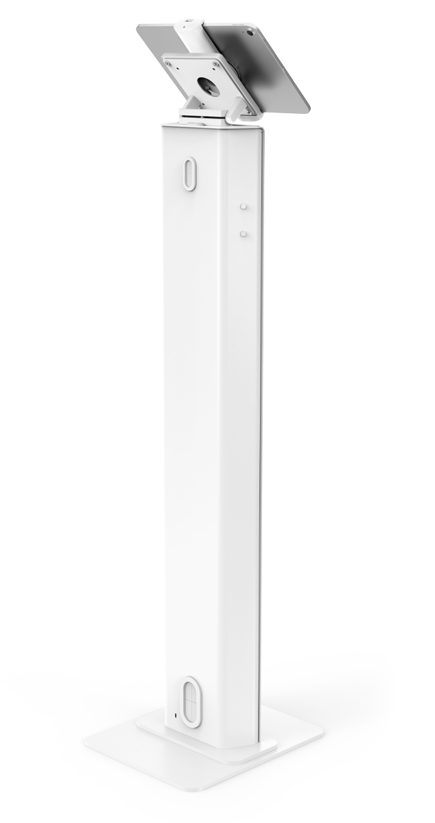 Compulocks 140WUCLGVWMW Universal Tablet Cling Brandable Floor Stand White