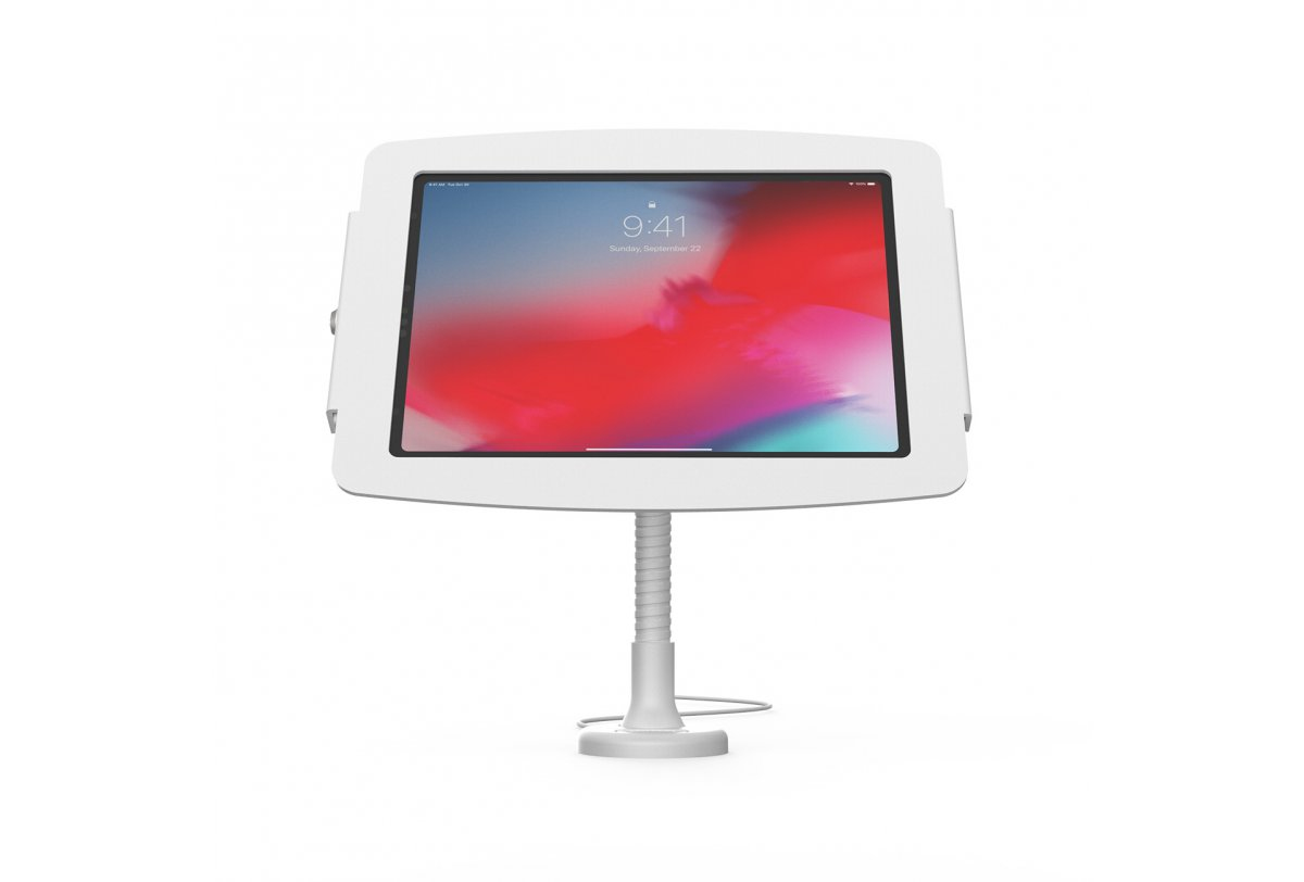Compulocks 159W102IPDSW iPad 10.2in Space Enclosure Flex Arm Mount White
