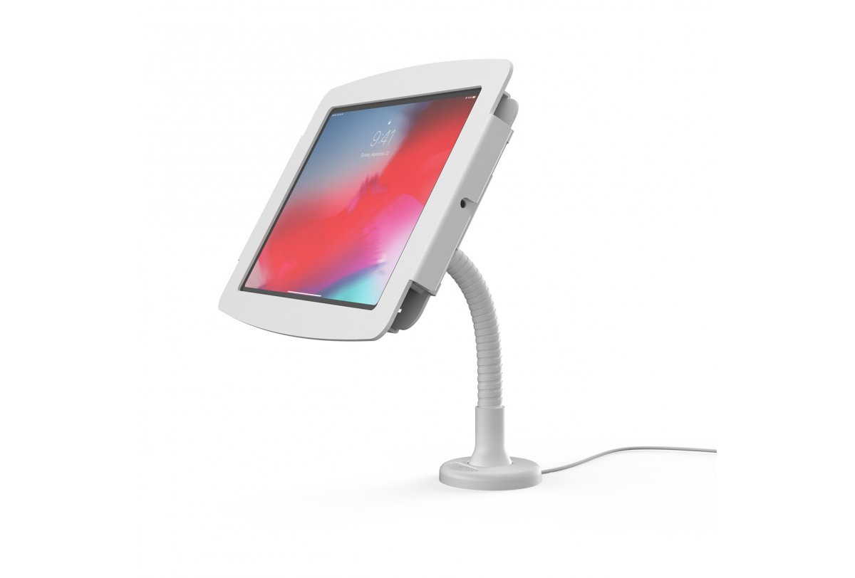Compulocks 159W102IPDSW iPad 10.2in Space Enclosure Flex Arm Mount White