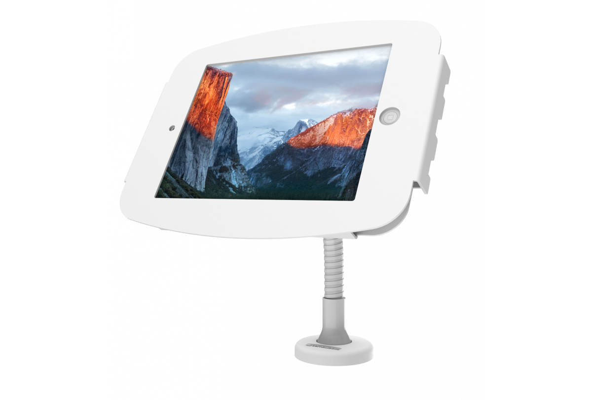 Compulocks 159W102IPDSW iPad 10.2in Space Enclosure Flex Arm Mount White
