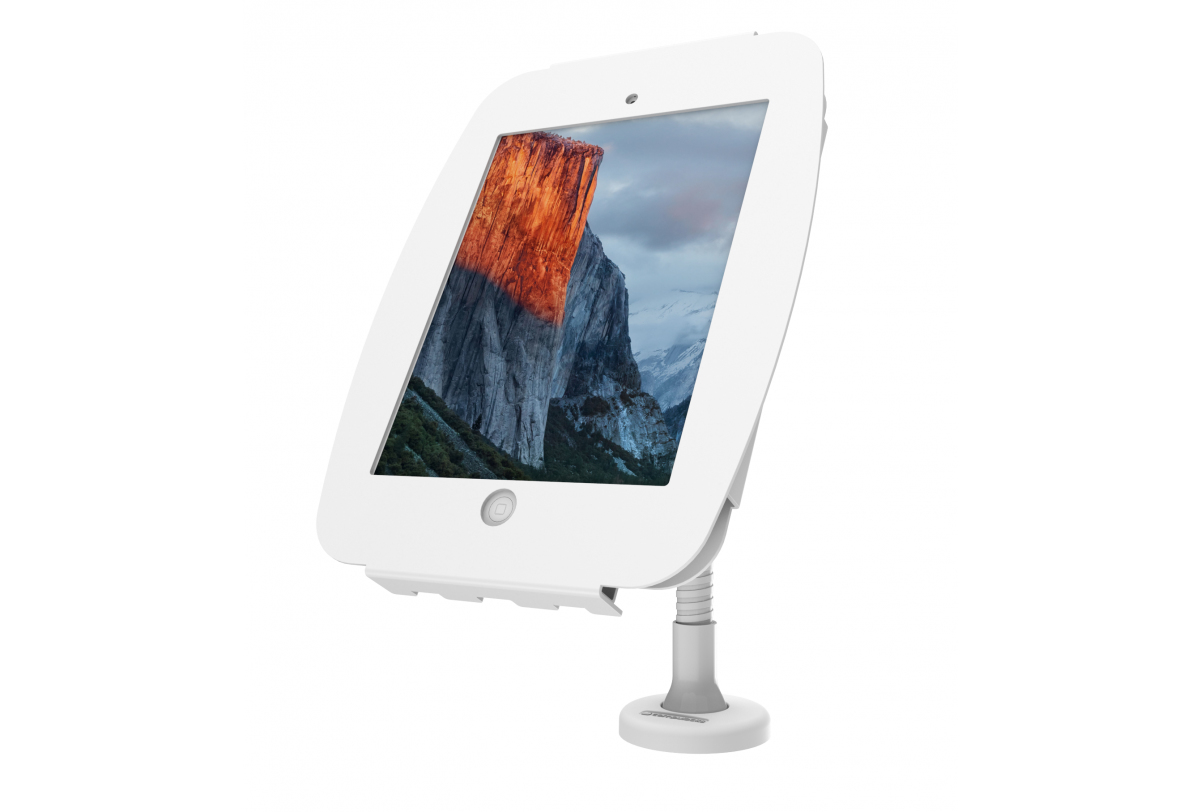 Compulocks 159W102IPDSW iPad 10.2in Space Enclosure Flex Arm Mount White