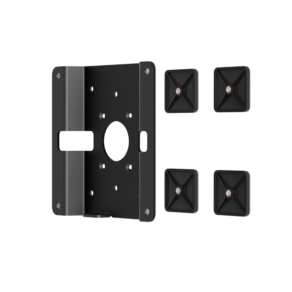 Compulocks 201MGL VESA Glass Mount Bracket with Security Slot Black