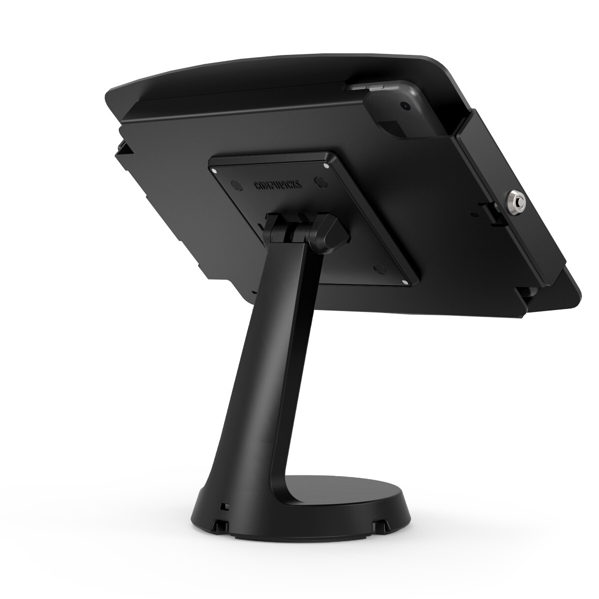 Compulocks 333B102IPDSB iPad 10.2in Space Enclosure Mast Counter Stand - Black
